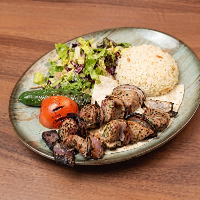 Shashlik.