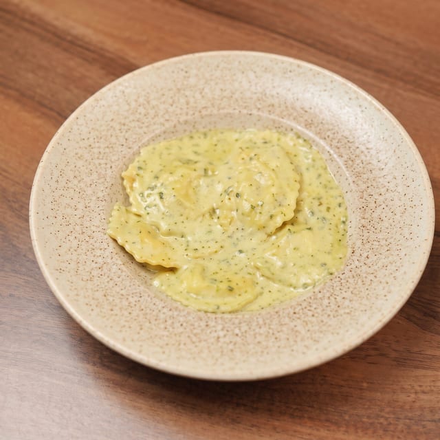 Cheese Spinach Ravioli.