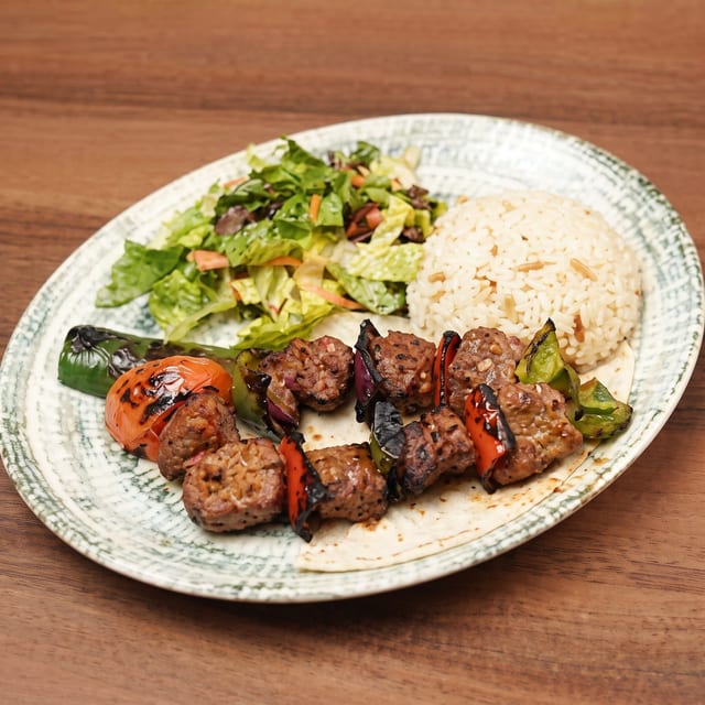 Beef Shish Kebab.
