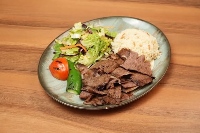 Lamb Gyro Platter.